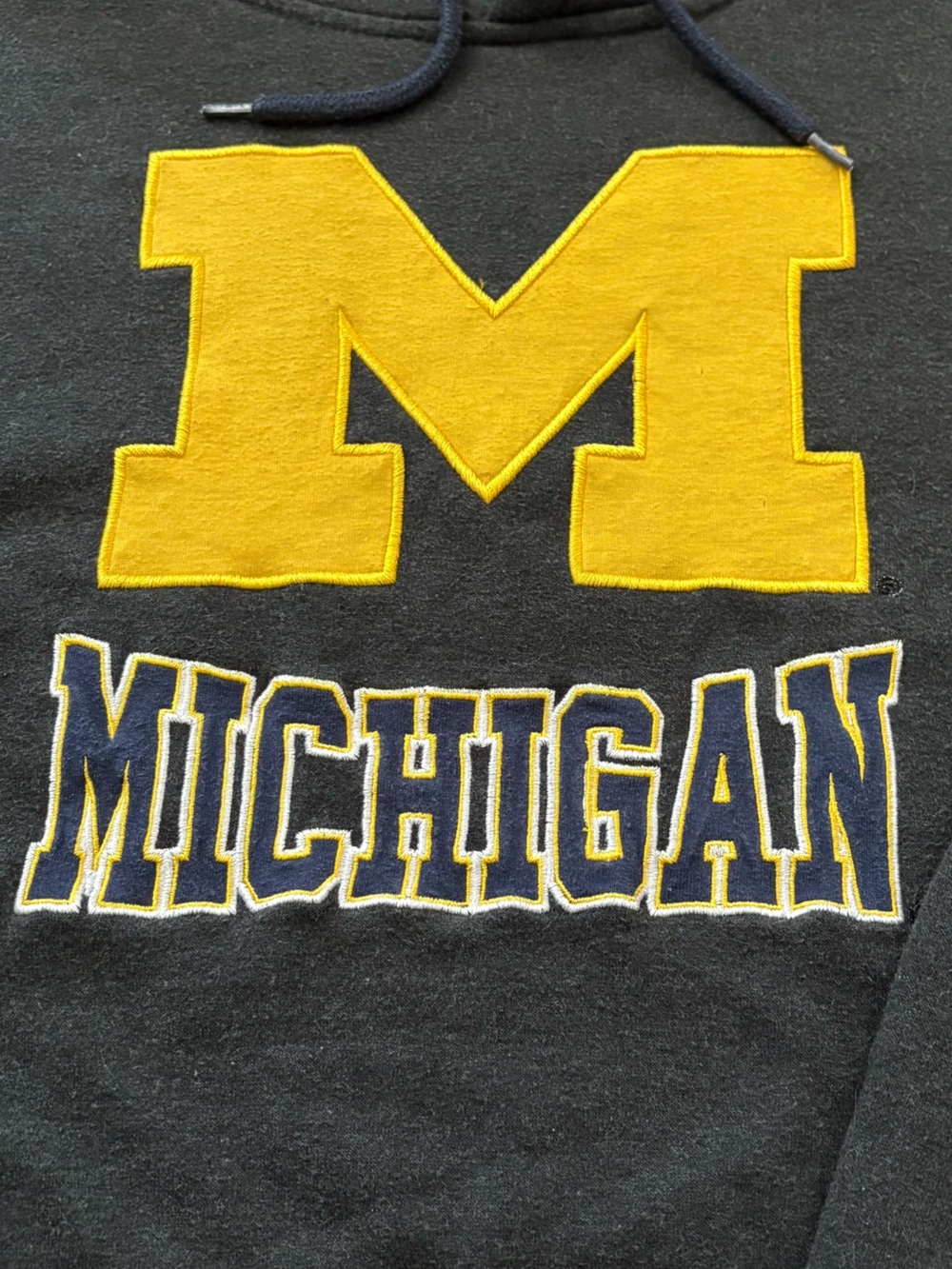 Colosseum Michigan Wolverines Full‑Zip Hoodie – Men’s XL
